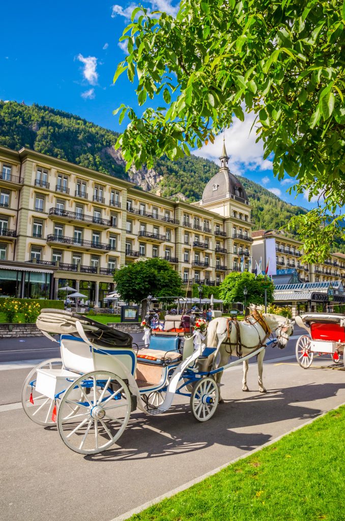 Horse carriage Interlaken