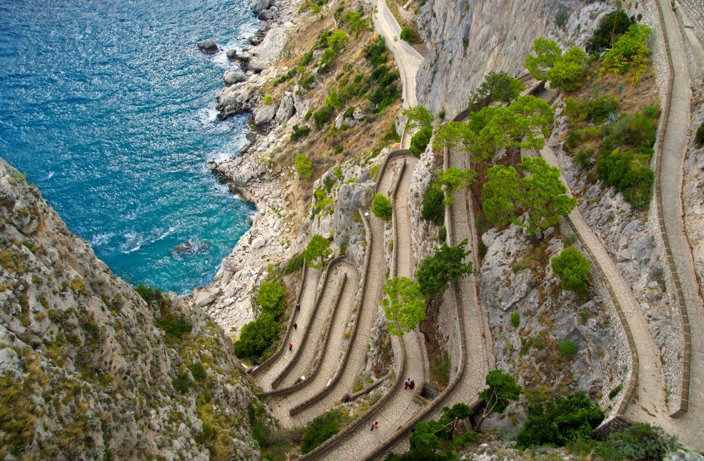 Via Krupp Capri Italy