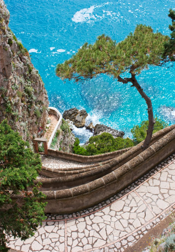 Via Krupp Capri Italy