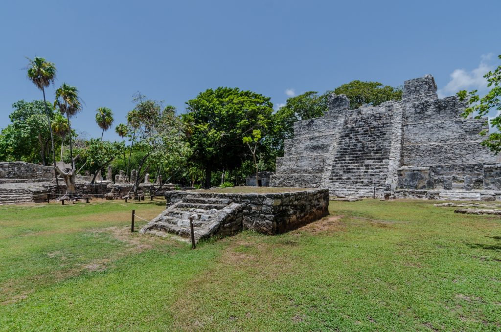 visiting cancun archaeological site