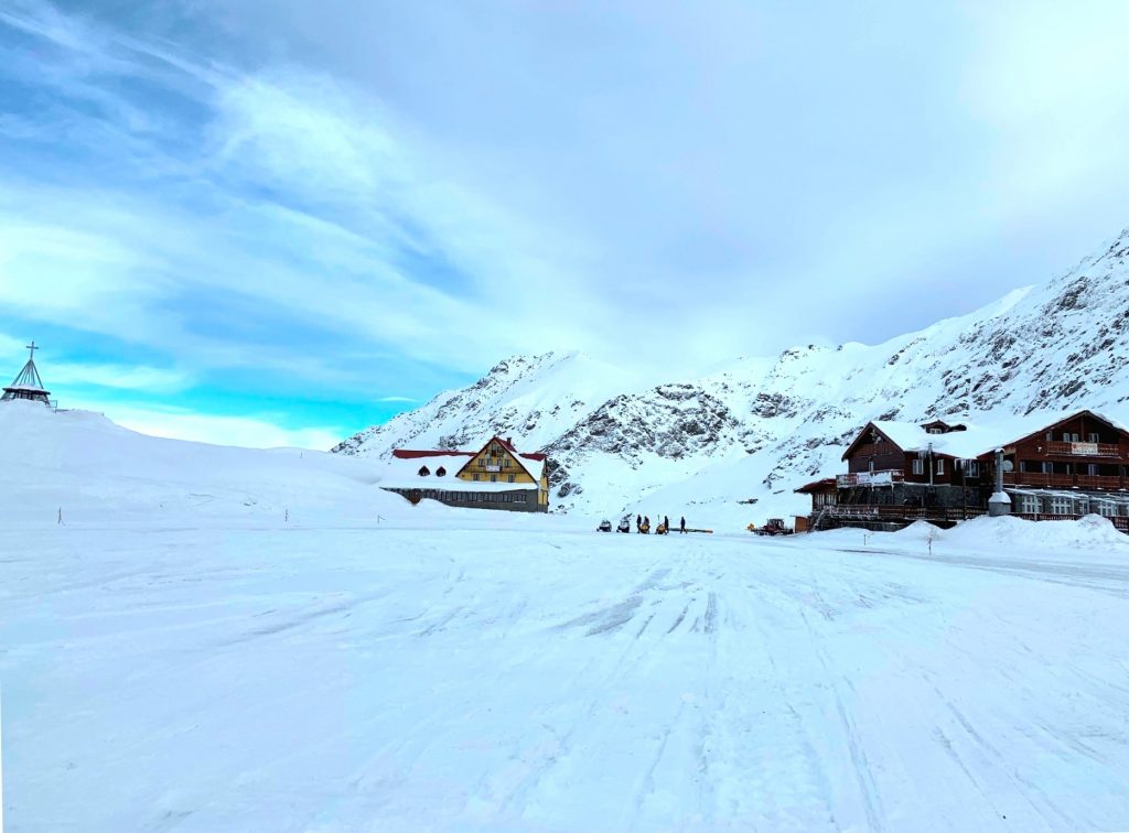 Balea Lake in Winter