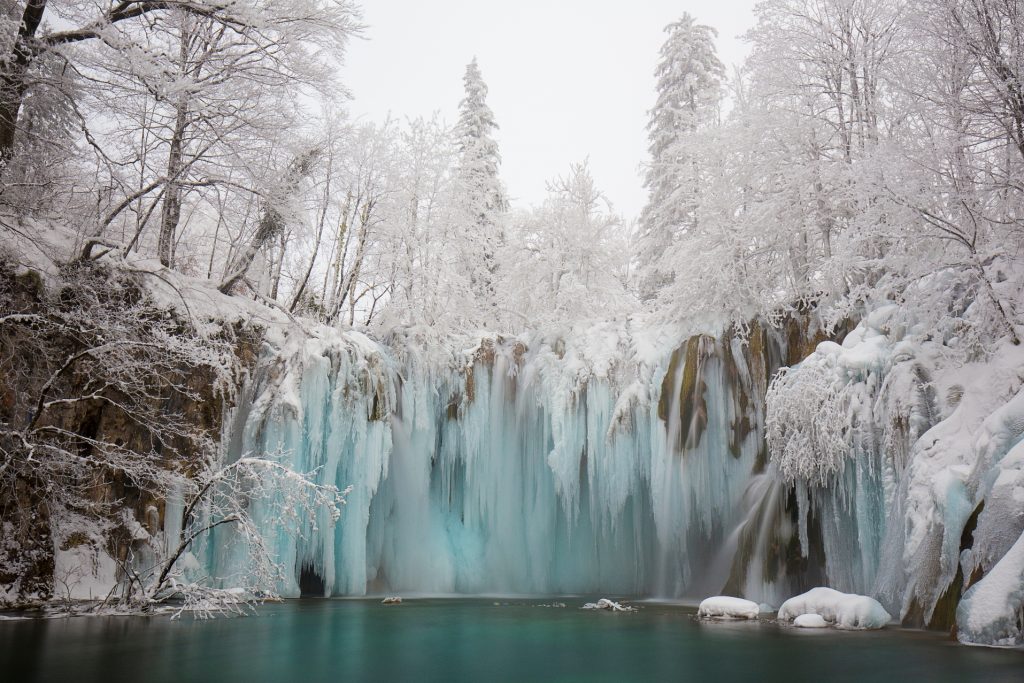 Plitvice Lakes in Winter