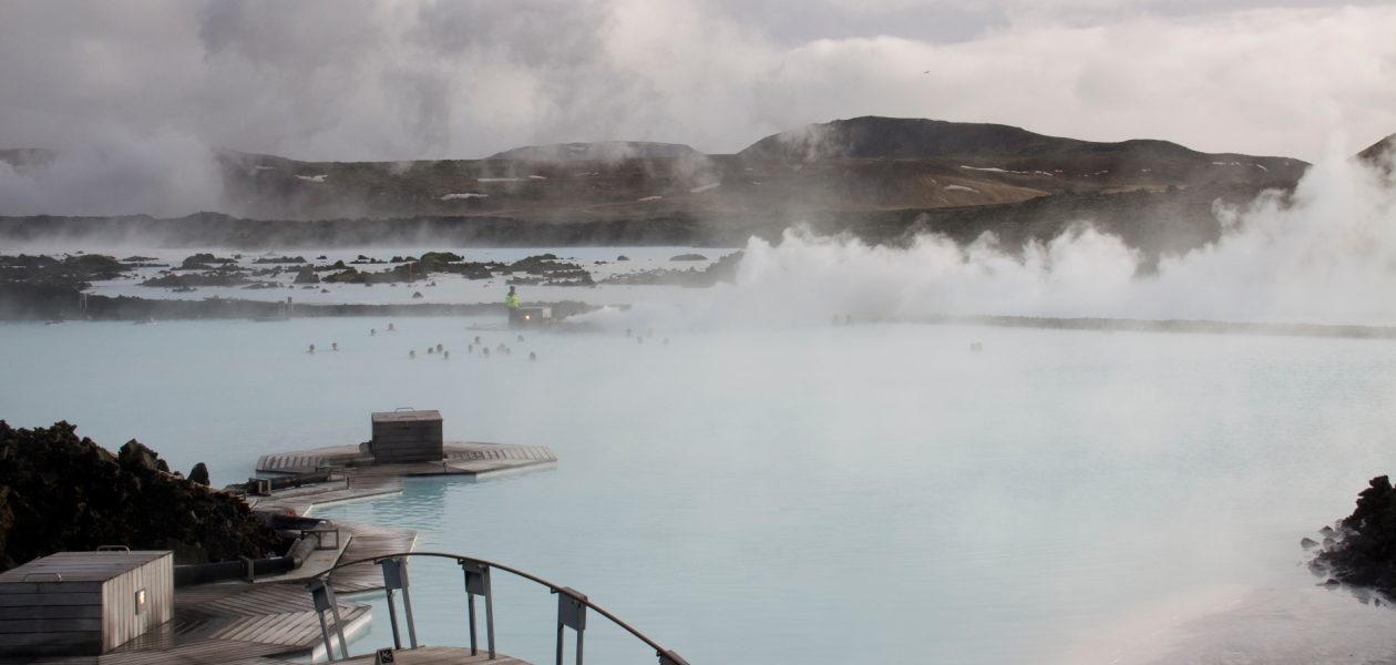 Hot spings in Iceland