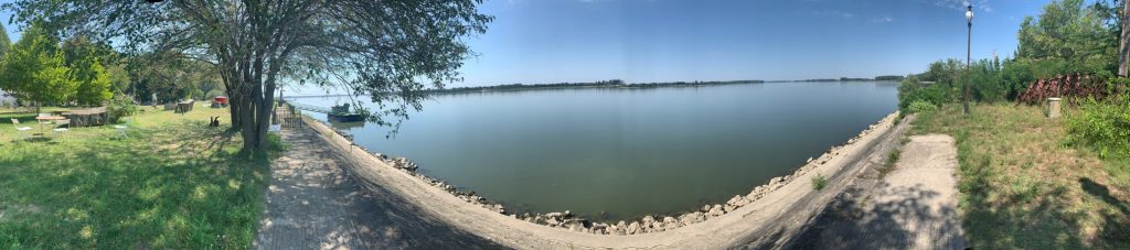 Panoramic view of the Danube