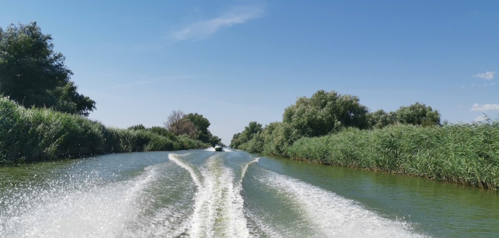 Boat ride on the Danube Romania