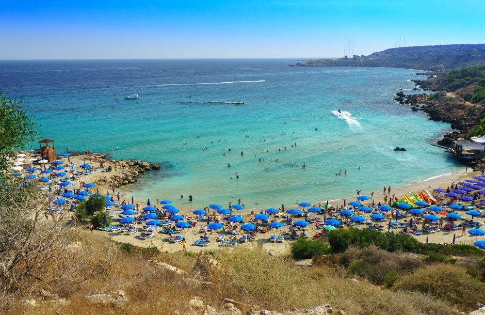 Konnos Bay in Ayia Napa, Cyprus