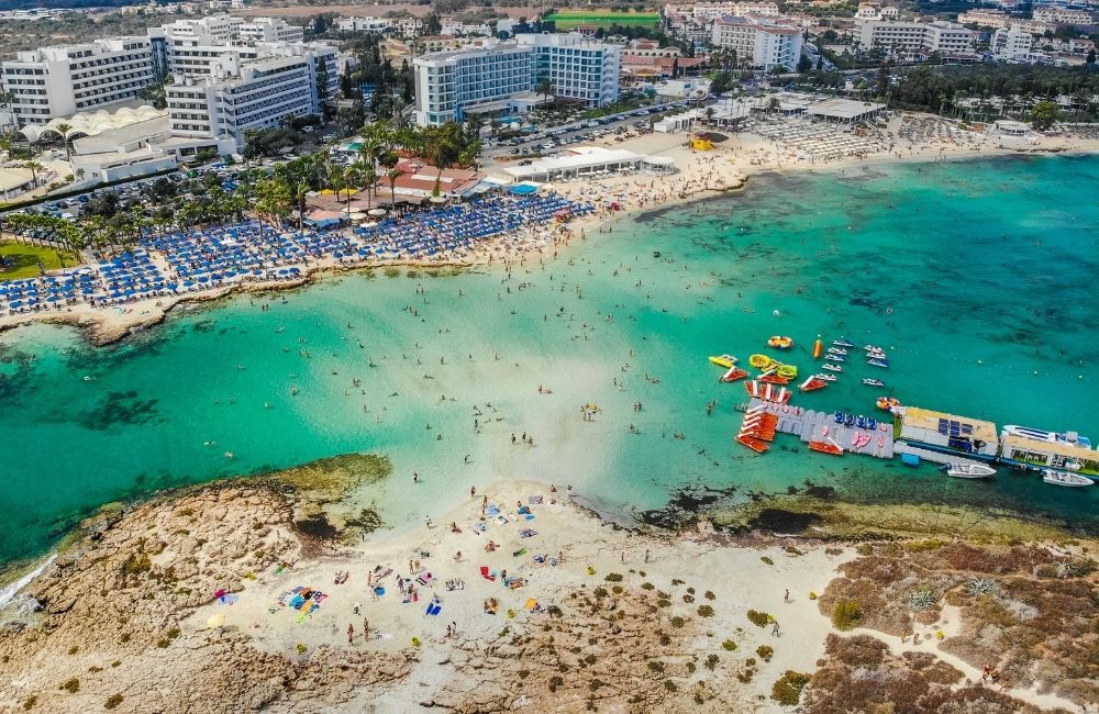 Nissi beach in Ayia Napa