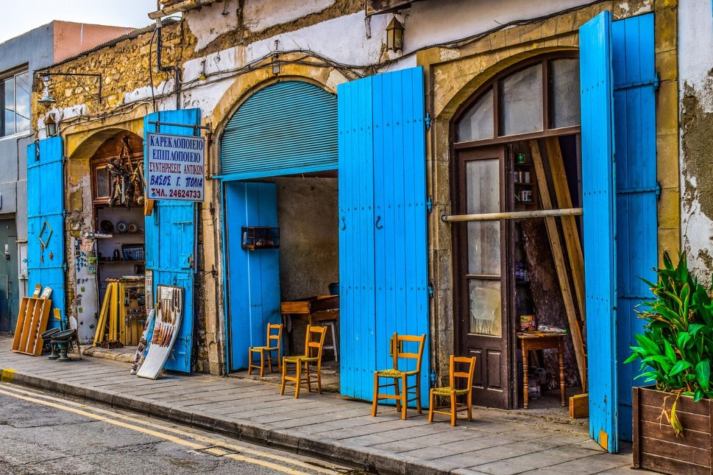 larnaca old town street