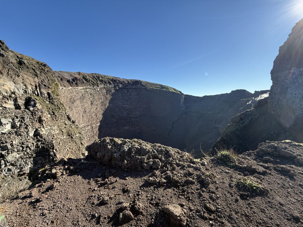 Mount Vesuvius crater photo