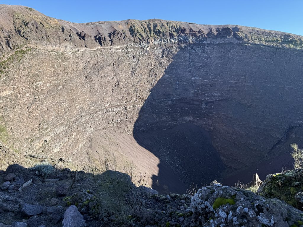 Mount Vesuvius crater photo