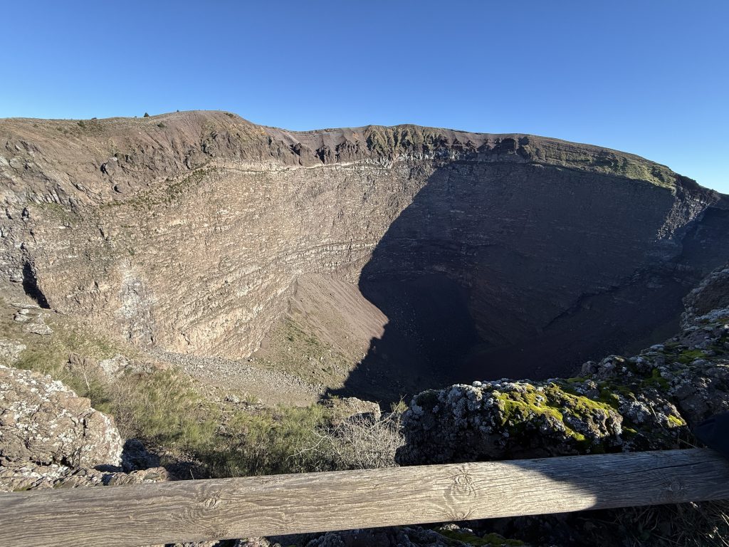 Mount Vesuvius crater photo