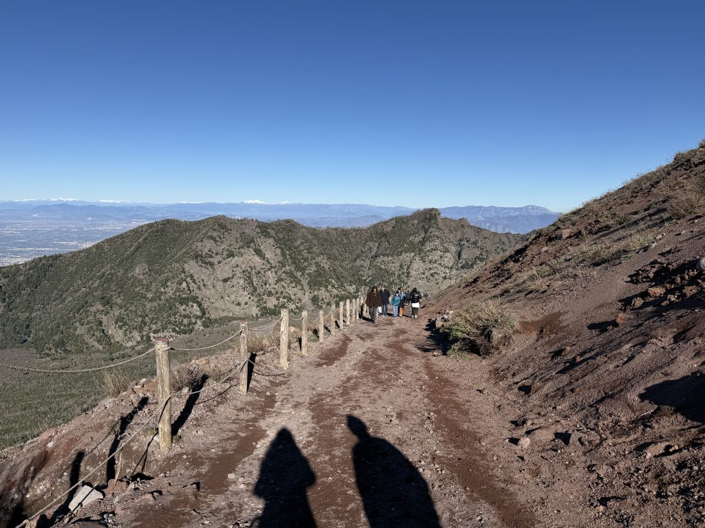 View from walking to Mount Vesuvius